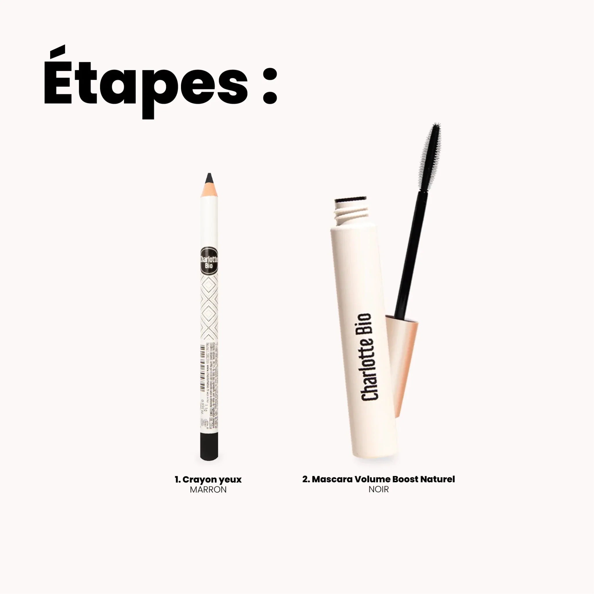 Duo crayon yeux et mascara noir - Image 3