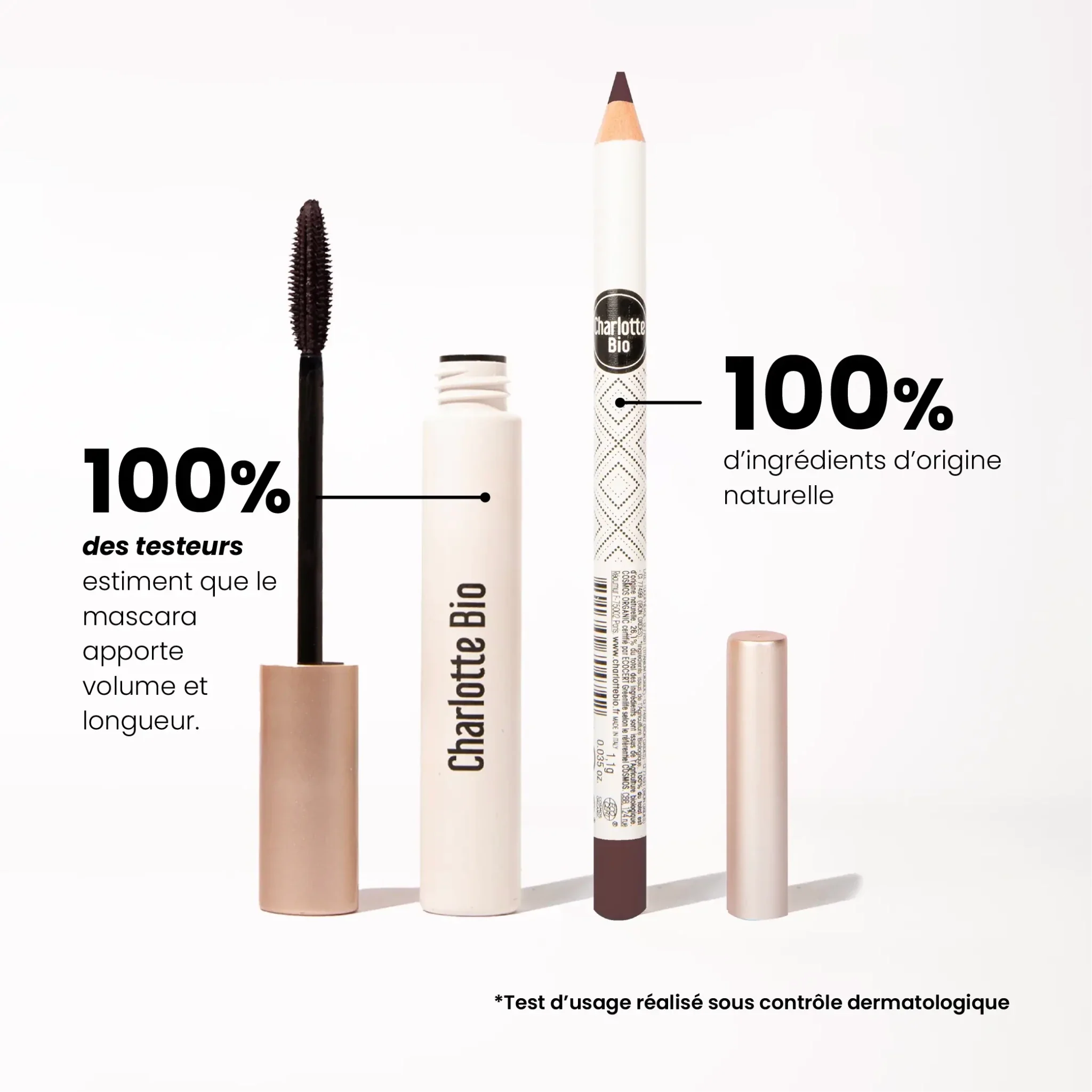 Duo crayon yeux et mascara marron - Image 5