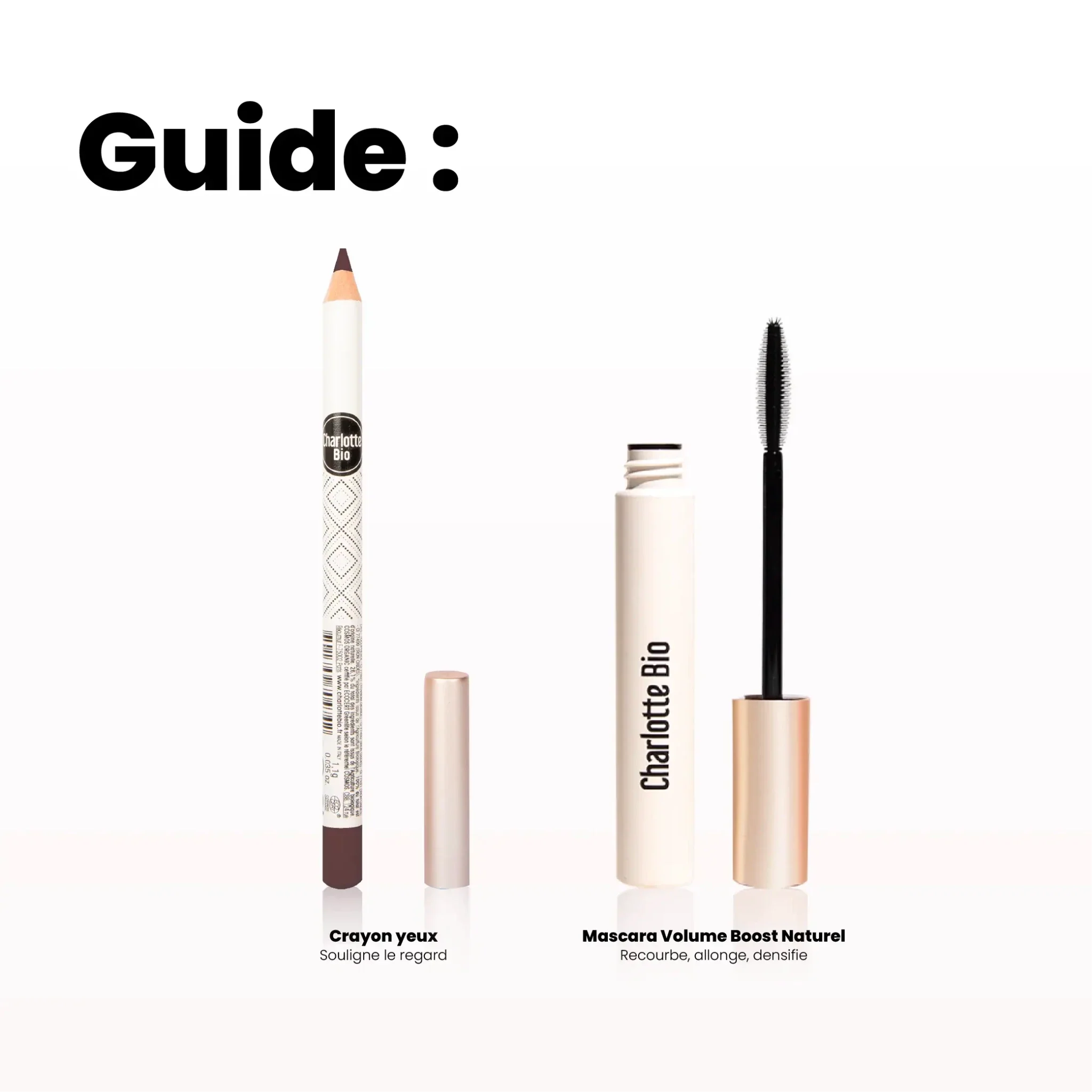Duo crayon yeux et mascara marron - Image 6