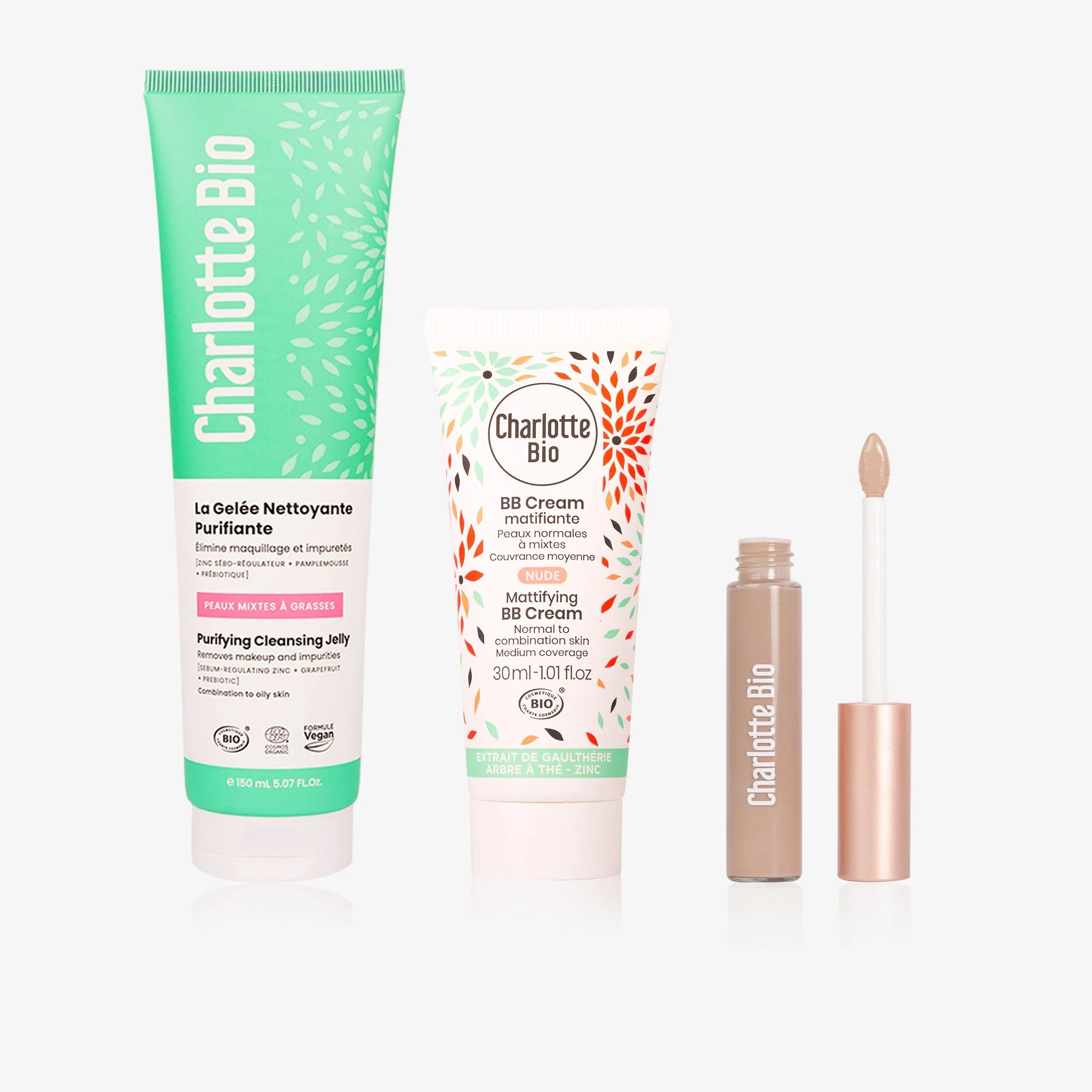 Trio BB Crème + correcteur + gelée nettoyante purifiante - Image 10