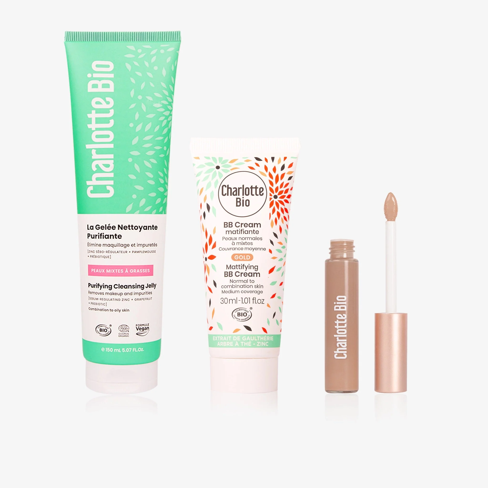Trio BB Crème + correcteur + gelée nettoyante purifiante - Image 9