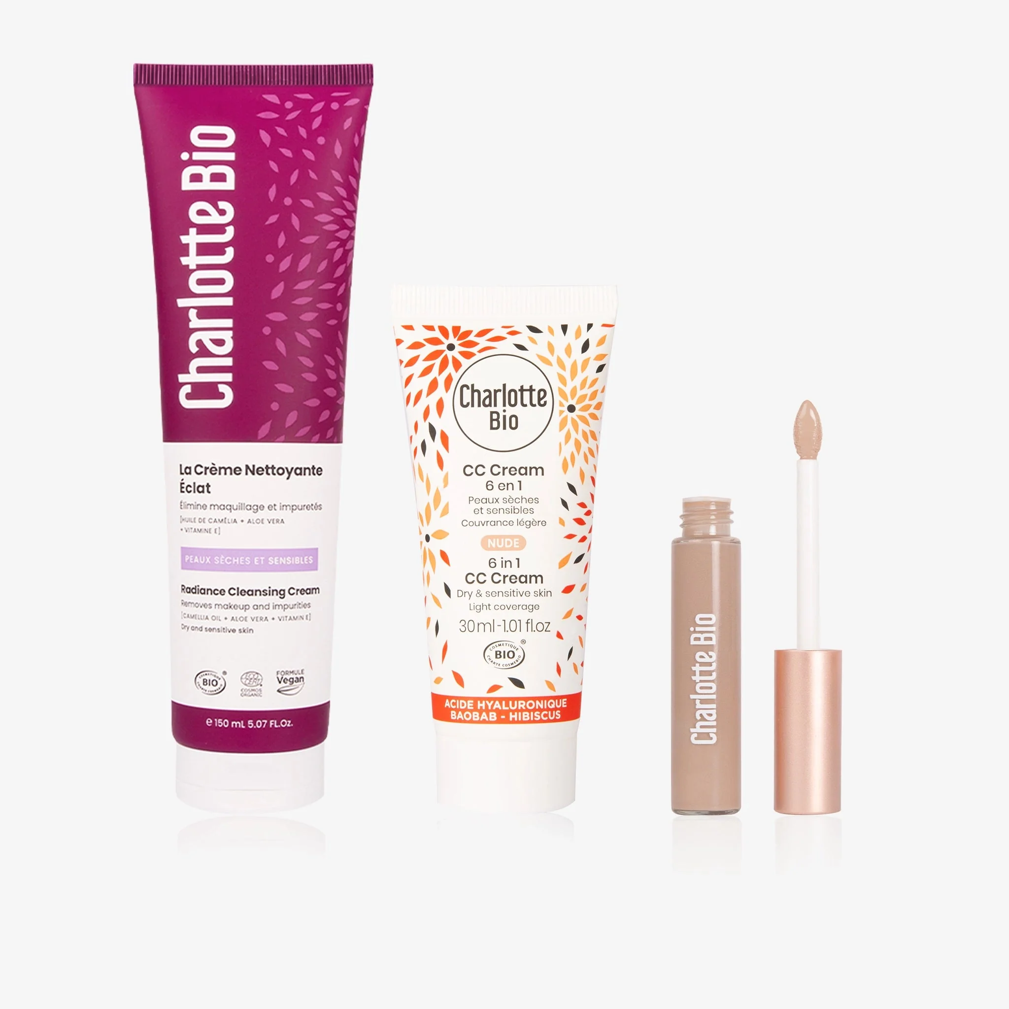 Trio CC Crème + crème nettoyante hydratante + Correcteur - Image 11