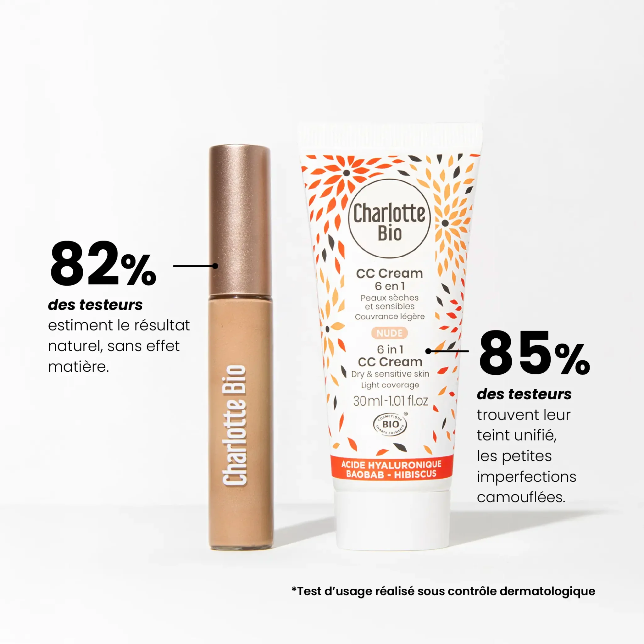 Trio CC Crème + crème nettoyante hydratante + Correcteur - Image 4