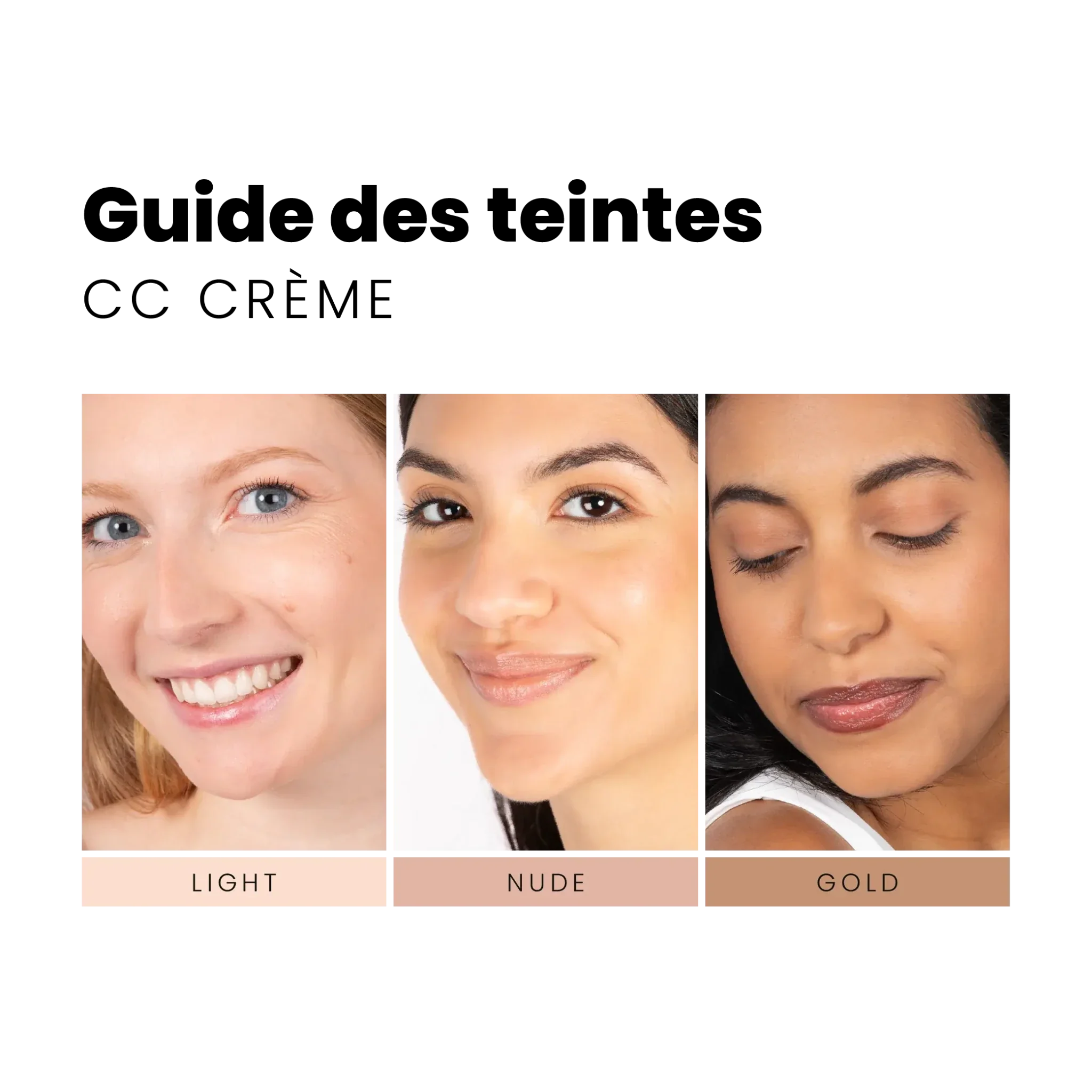 Trio CC Crème + crème nettoyante hydratante + Correcteur - Image 8